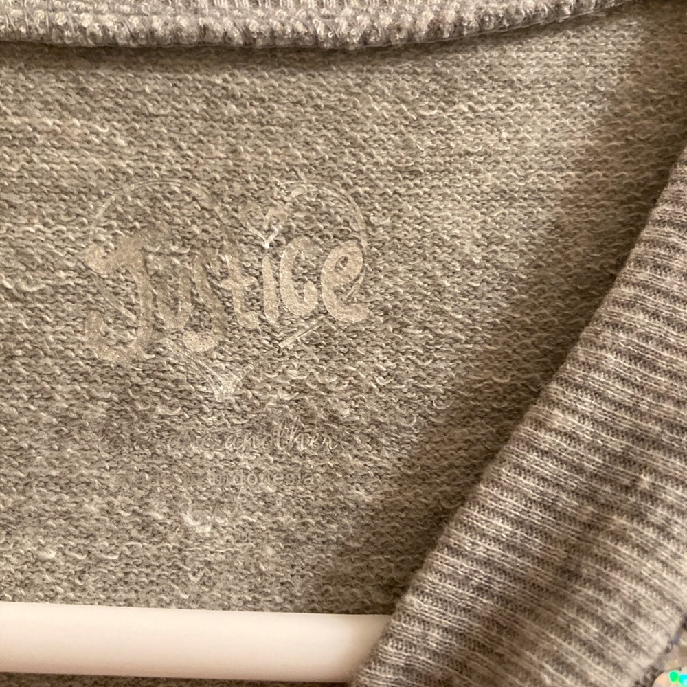 Grey Justice Sequin Sweater (size 6/7) - Picture 5 of 5